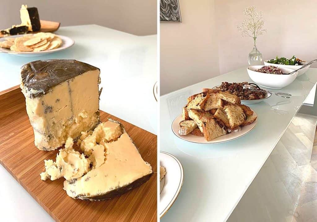 rogue blue cheese and lunch buffet