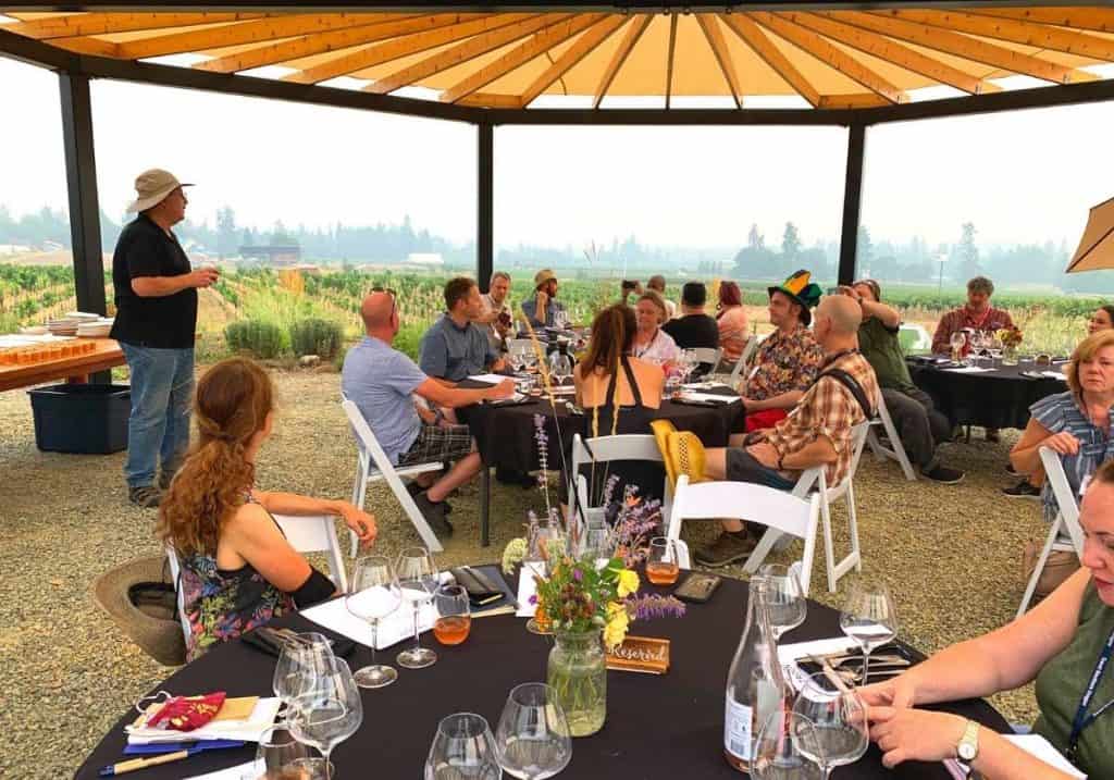 Troon Vineyard winery dinner