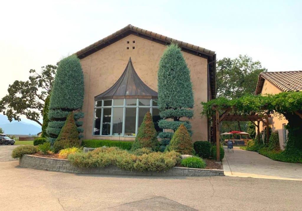 tasting room at Troon Vineyards