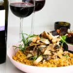Mushrooms Risotto with Marzemino wine