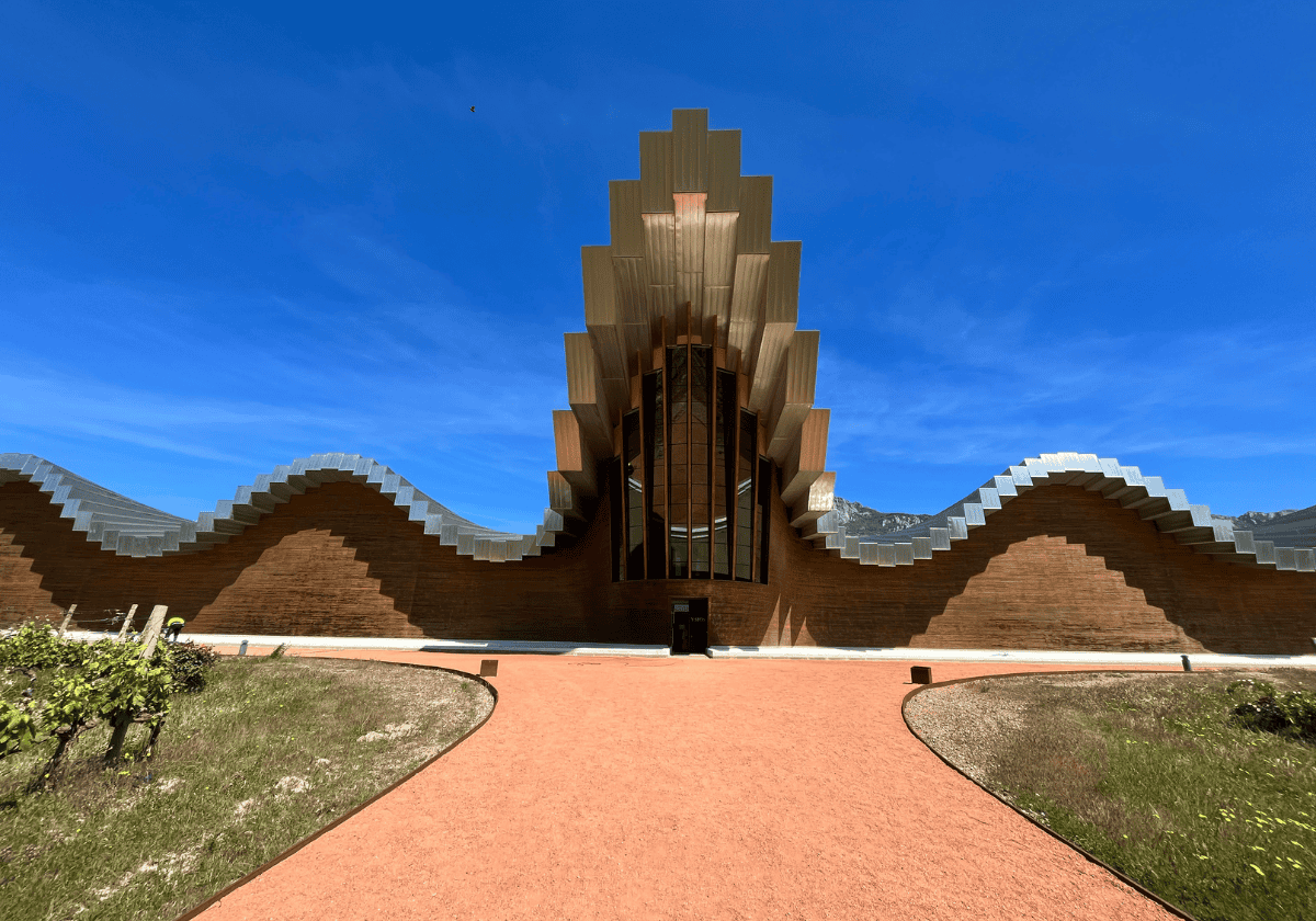 Ysios winery building in Spain