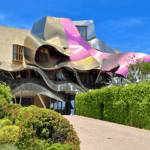 The hotel at Marquel de Riscal winery.